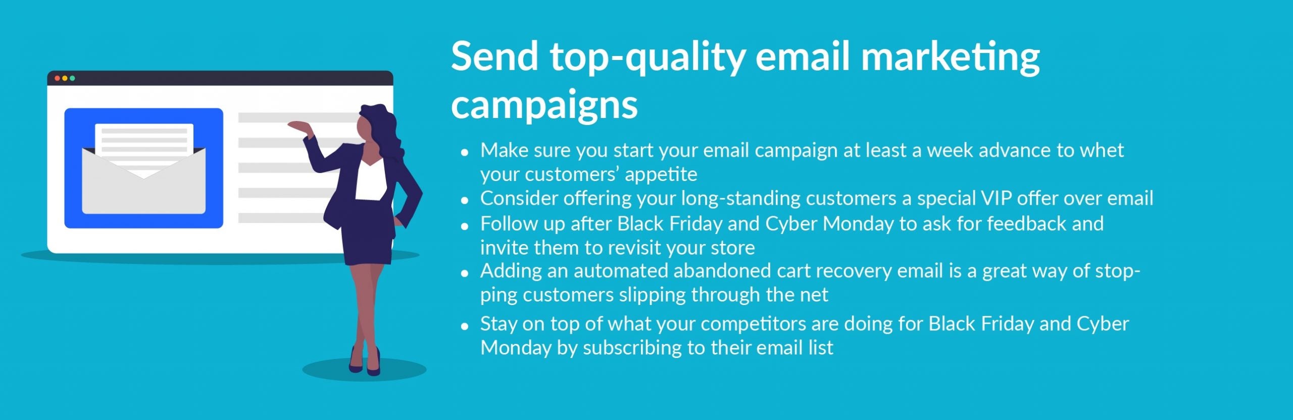 black friday tip send email campaigns