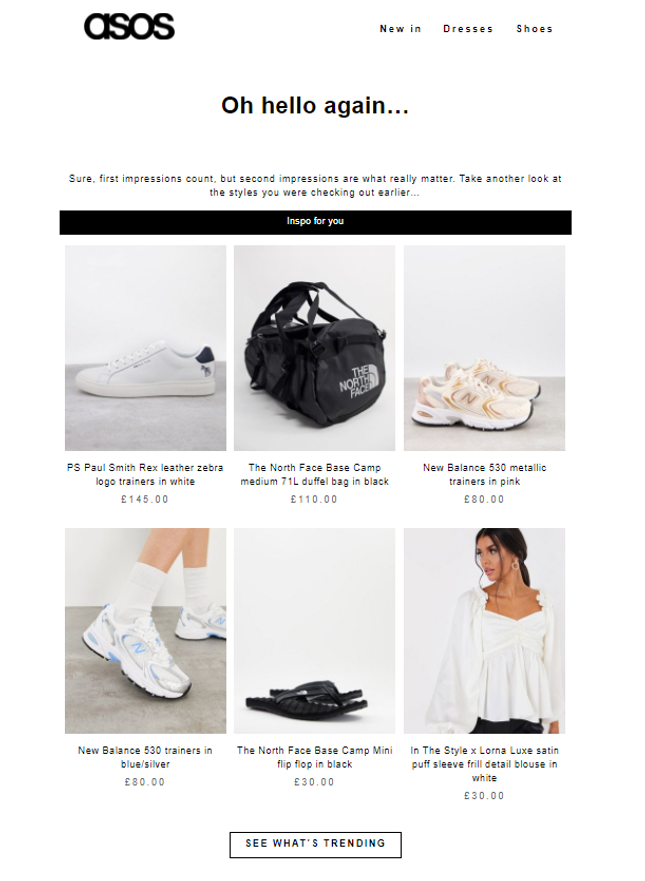 ASOS Email Example