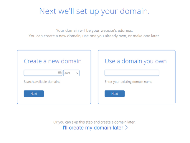 bluehost domain setup
