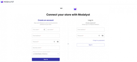 Connect with Modalyst