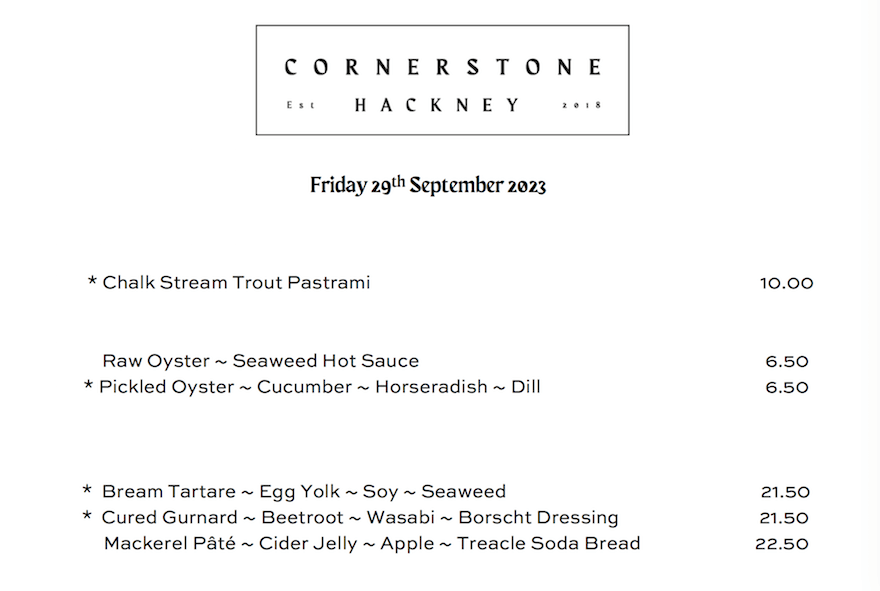 Cornerstone Hackney website screenshot