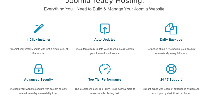 greengeeks joomla hosting features