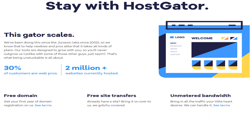 hostgator student hosting features