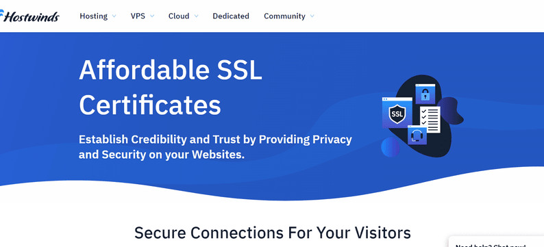 Hostwinds SSL Certificates