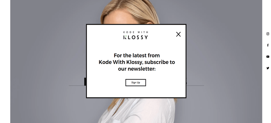 Karlie Kloss Homepage