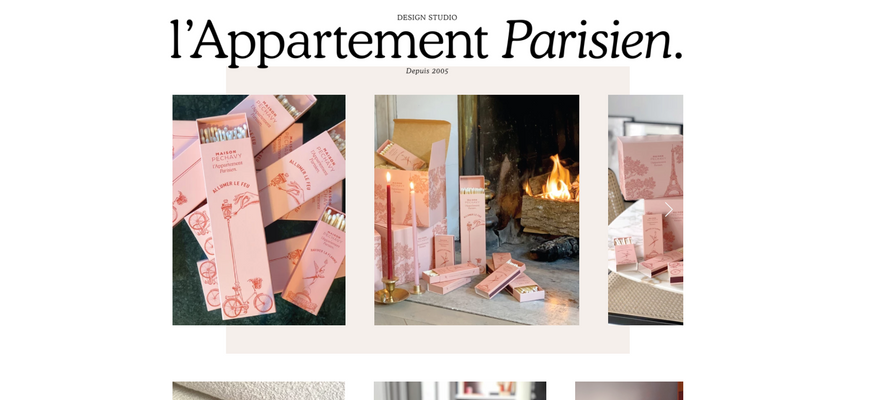 L'Appartement Parisien Packaging Design