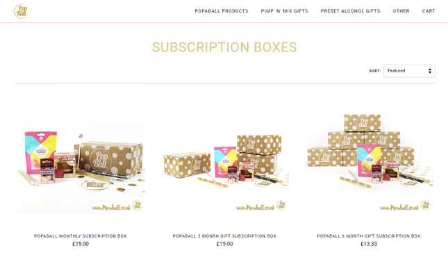 popaball subscription boxes