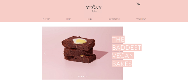 Sell Food Online - The Vegan Bakes