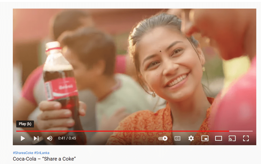 Share a Coke Video Campaign