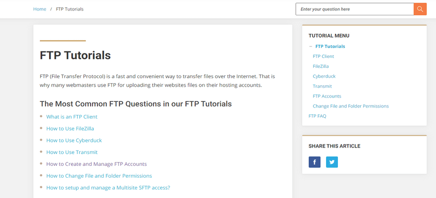 siteground ftp hosting support