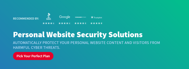 sitelock security homepage