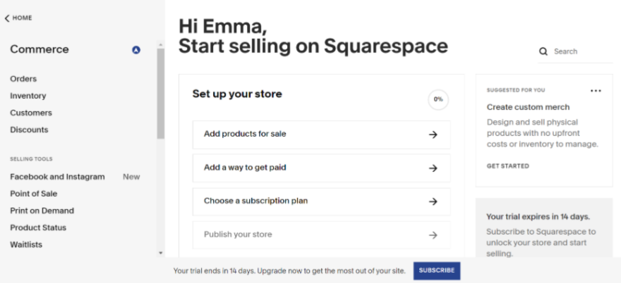 Squarespace Commerce Guide 2022