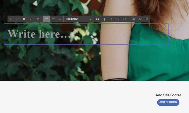 editing squarespace text boxes