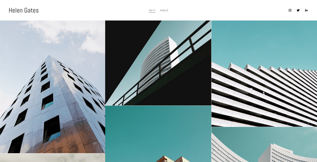 squarespace gates photography template