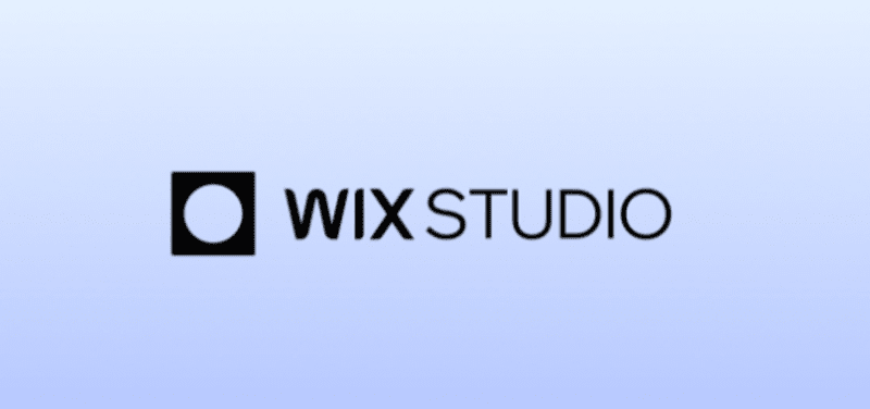 A square with a circle inside as the Wix Studio logo